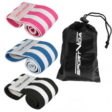 Резинка для фитнеса SportVida Hip Band 3 шт. SV-HK0364